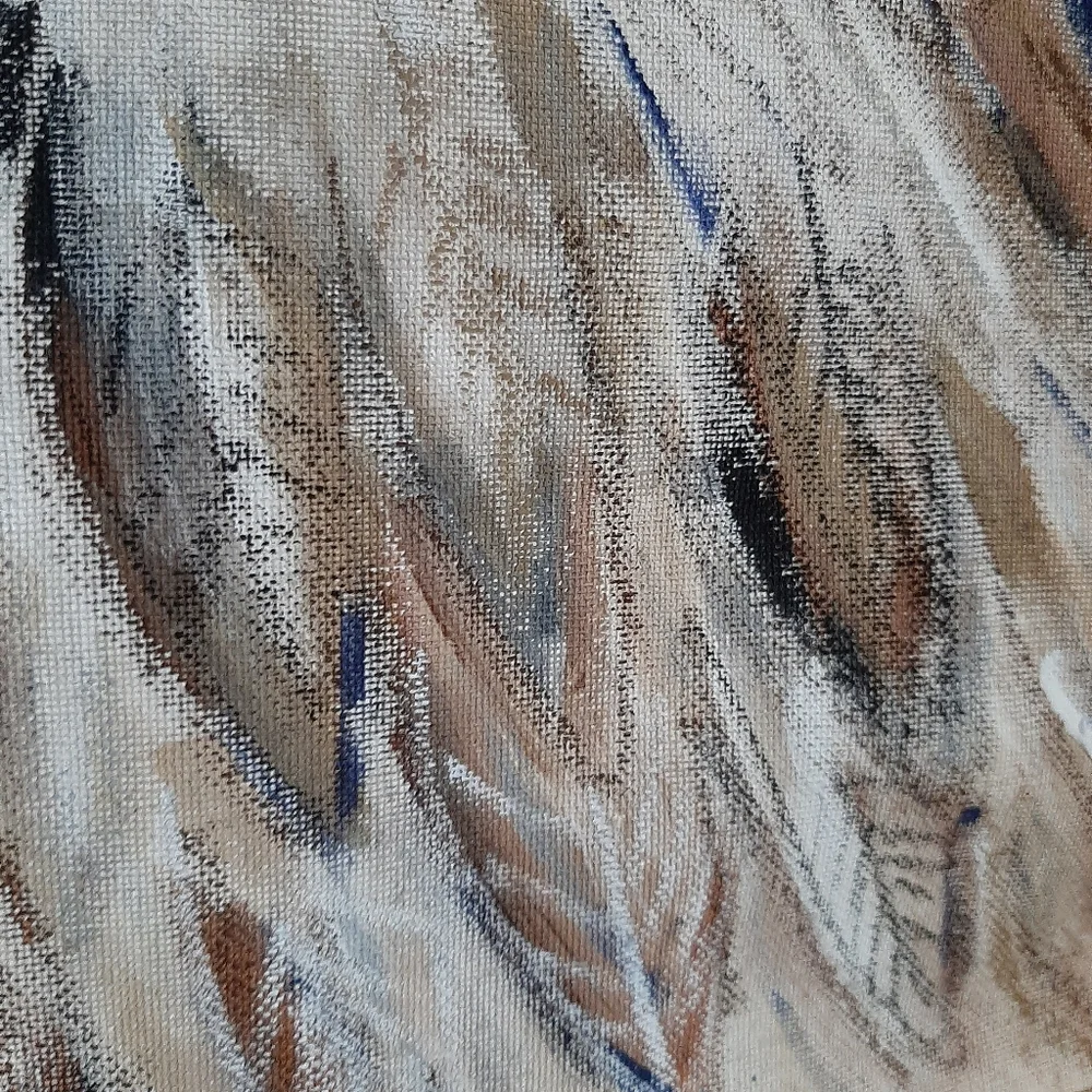 Hand Painted Owl Hanging Wall Art